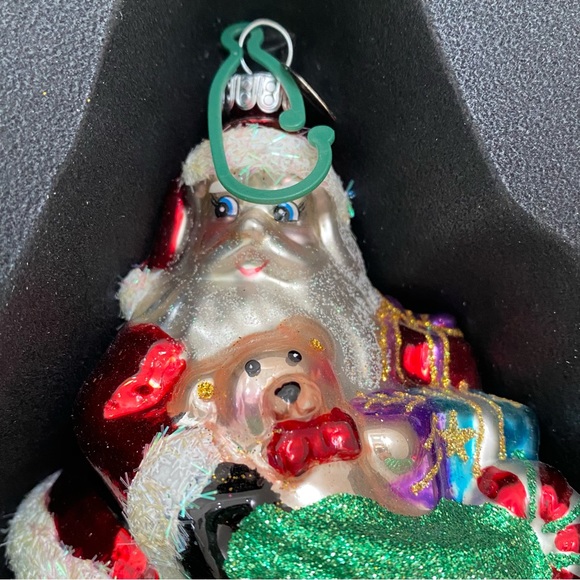 2014 CELEBRATIONS By Christopher RADKO  Mercury Glass Handblown Santa Ornament - Picture 13 of 16